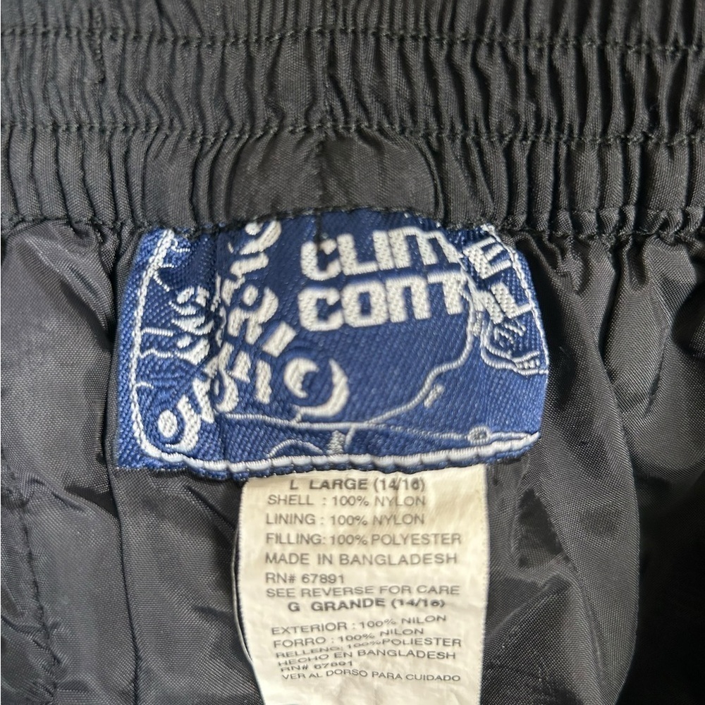 Climate Control Vintage Black Snow/Ski Pants Size L 14-16 great condition - Picture 5 of 16